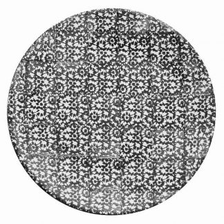 Tallrik flat ø 27,5 cm Vesta Svart