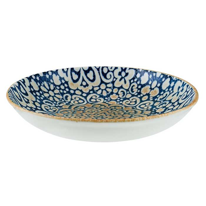 ALHBLM25CK-Tallrik-flat-25-cm-1300-cc-Alhambra-Bloom Tallrik djup 25 cm 1300 cc Alhambra Bloom