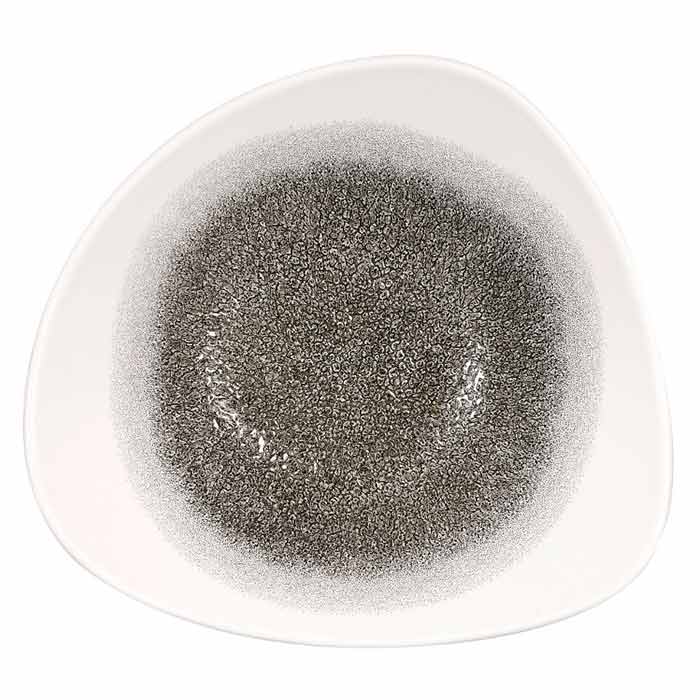 17-RKBQTRB91-Tallrik-djup-Lotus-ø23,5-cm,-60-cl-Raku-Quartz-Black-Organic Tallrik djup Lotus ø23,5 cm, 60 cl Raku Quartz Black Organic