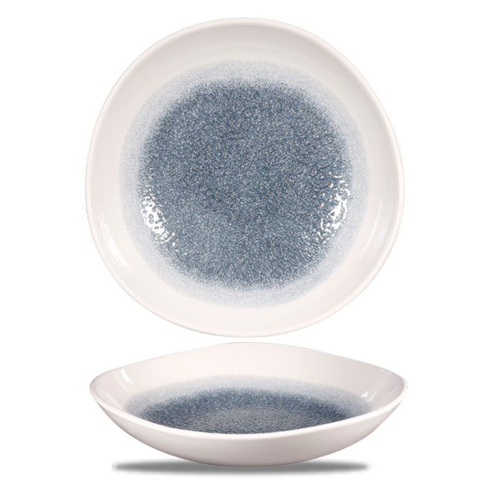 17-RKTBOGB11-Tallrik-djup-Organic-ø25,3-cm-Raku-Topaz-Blue Tallrik djup Organic ø25,3 cm Raku Topaz Blue