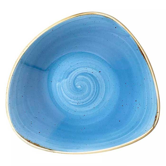 17-SCFSTRB71x-Tallrik-djup-Stonecast-Cornflower-Blue-triangle Tallrik djup Stonecast Cornflower Blue triangle