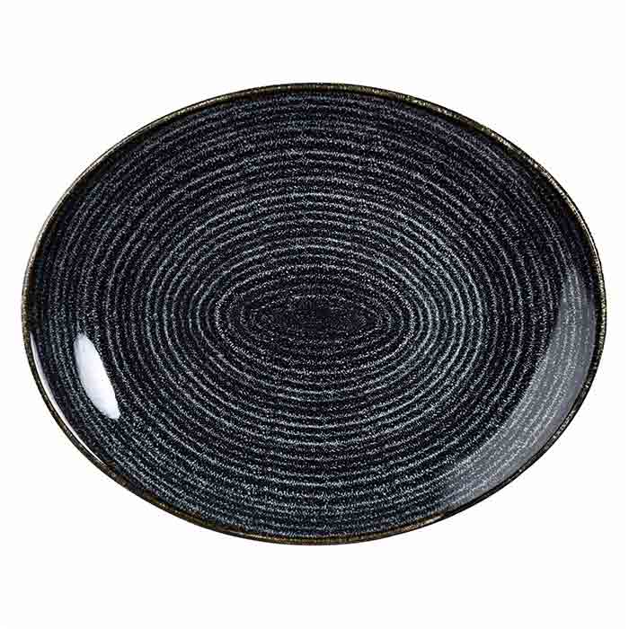 17-SPCBOP581x-Tallrik-flat-Studio-Prints-Charcoal-Black-oval Tallrik flat Studio Prints Charcoal Black oval