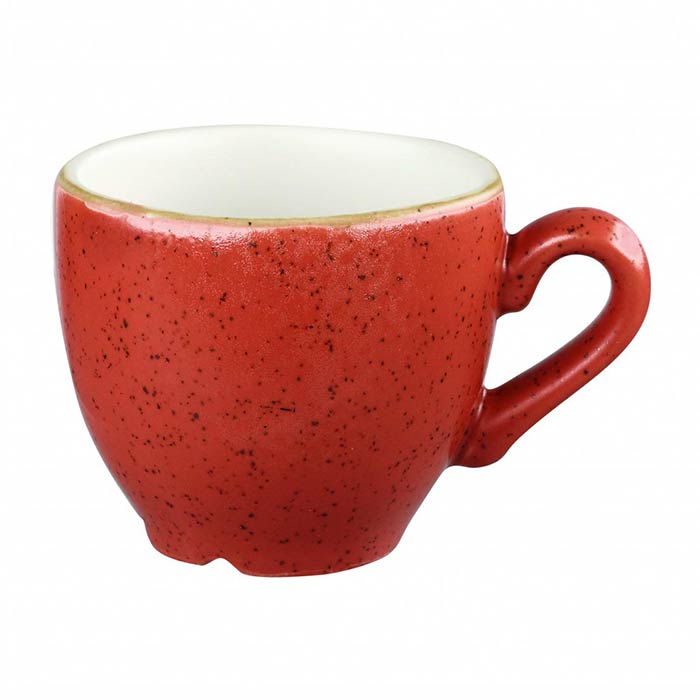 17-SSOSCEB91-Espressokopp-10-cl-Stonecast-Orange Espressokopp 10 cl Stonecast Orange