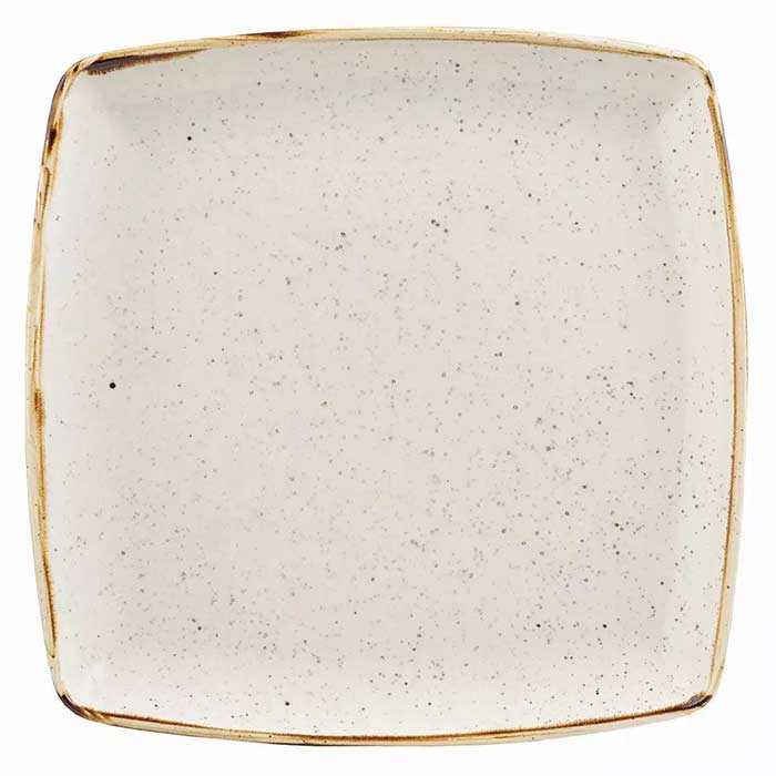 17-SWHSDS101-Tallrik-flat-26,8-x-26,8-cm-Stonecast-Barley-White-kvadratisk Tallrik flat 26,8 x 26,8 cm Stonecast Barley White kvadratisk