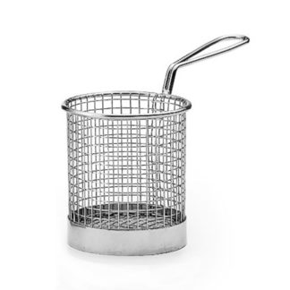 Mini frityrkorg i rostfritt H10,5 cm
