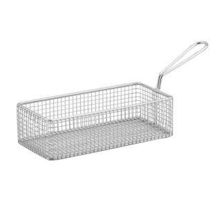 Mini frityrkorg i rostfritt 21x10 cm