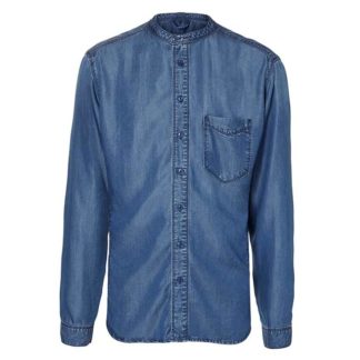 Denimskjorta herr denimblå