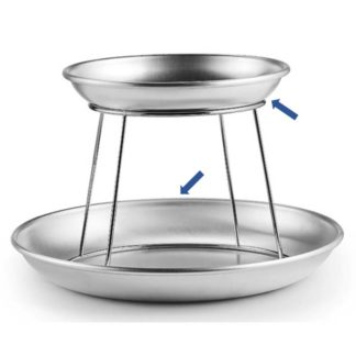 Skaldjursfat i aluminium