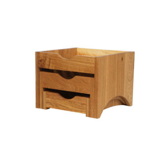 Display i tre våningar linoljad ek mini