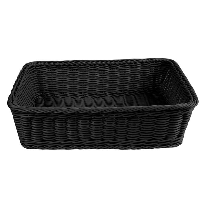 89068-Brodkorg-38x29-cm-Svart Brödkorg 38x29 cm Svart